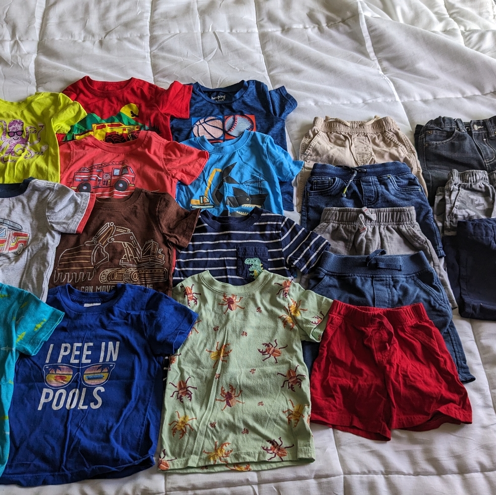Lot of boys, size 2T, 24 mo